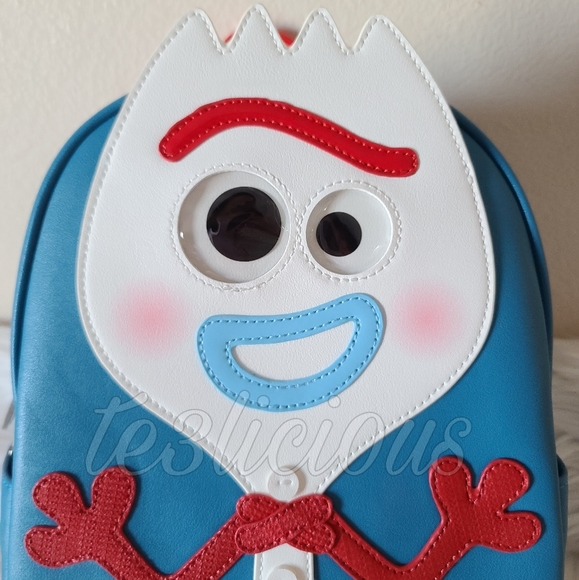 DISNEY PARKS LOUNGEFLY FORKY MINI BACKPACK - Picture 2 of 8